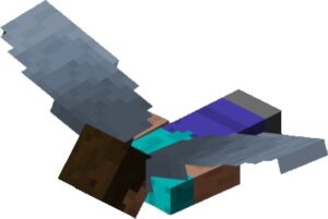 steve gliding elytra