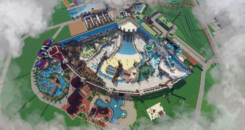 parc aquatique minecraft rulantica